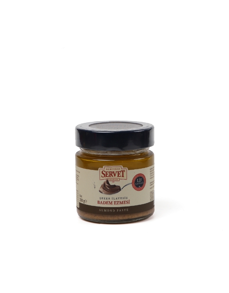 Servet Şekersiz Badem Ezmesi 200 Gr