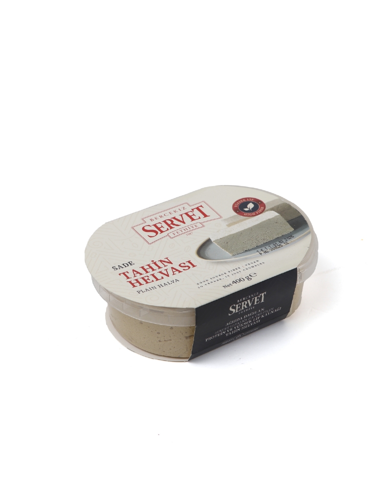Servet Şekersiz Sade Tahin Helvası 400 Gr